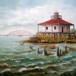 "West Rigolets Lighthouse"
Oil, 20" x 16"
SOLD to
Private Collector