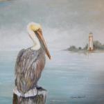 Ponchatrain Pelican
Oil on canvas, 20" x 20"
SOLD to a 
Private Collector