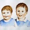 "Luke and Nicholas"
Watercolor
In Private Collection