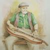 "The Dulcimer Player"
Watercolor
In Private Collection